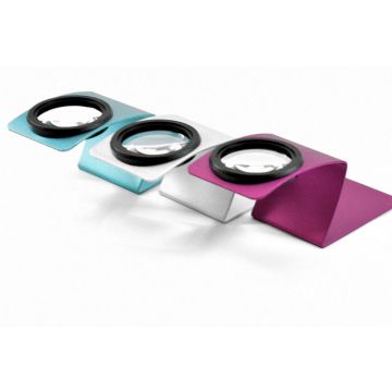 Moderne Standlupe - 5x 35mm - Lila