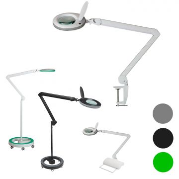 Lumeno #7213/15/18 Lupenleuchten - Ø127mm - Gummischutz - vers. Vergrösserngen+