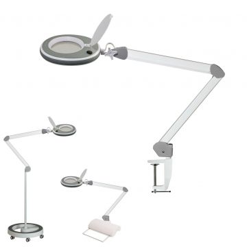 Lumeno #8213/8215 Lupenleuchten - Ø127mm - Gummischutz - vers. Vergrösserngen+