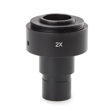 Euromex [AE.5130] - Universeller SLR-Adapter mit integrierter 2x Linse für Standard-23,2-mm-Tubus. T2-Adapter erforderlich